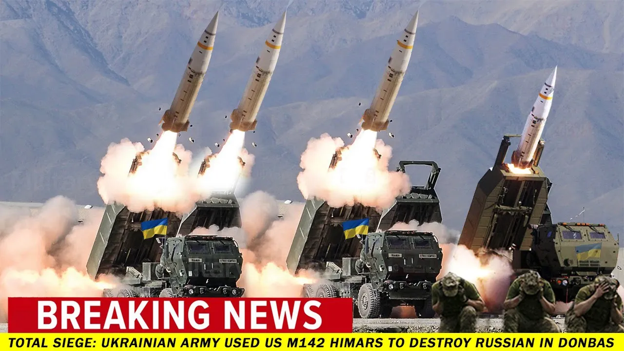 Total Siege: Ukrainian army use 4 US M142 HIMARS to destroy Russia in Donbas