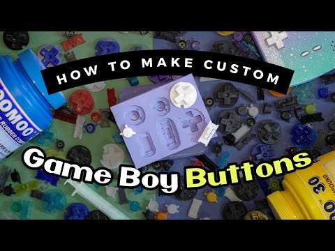 Making Custom Game Boy Buttons!