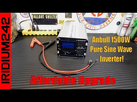 Affordable Solar :  Anbull 1500 Watt Pure Sine Wave Inverter!