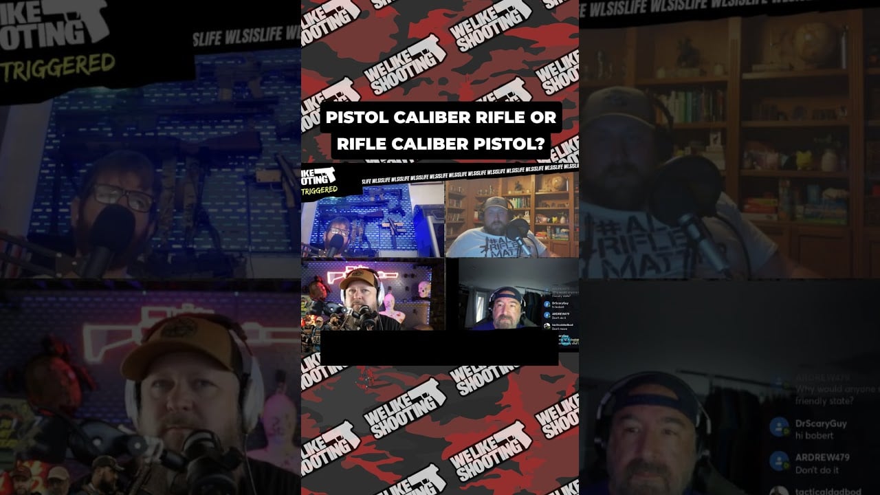 Pistol Caliber Rifle or Rifle Caliber Pistol