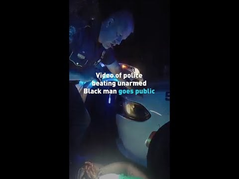 Video of police beating unarmed Black man goes public "I'M SCARED SIR IM SCARED!!!" NO EMPATHY!!!
