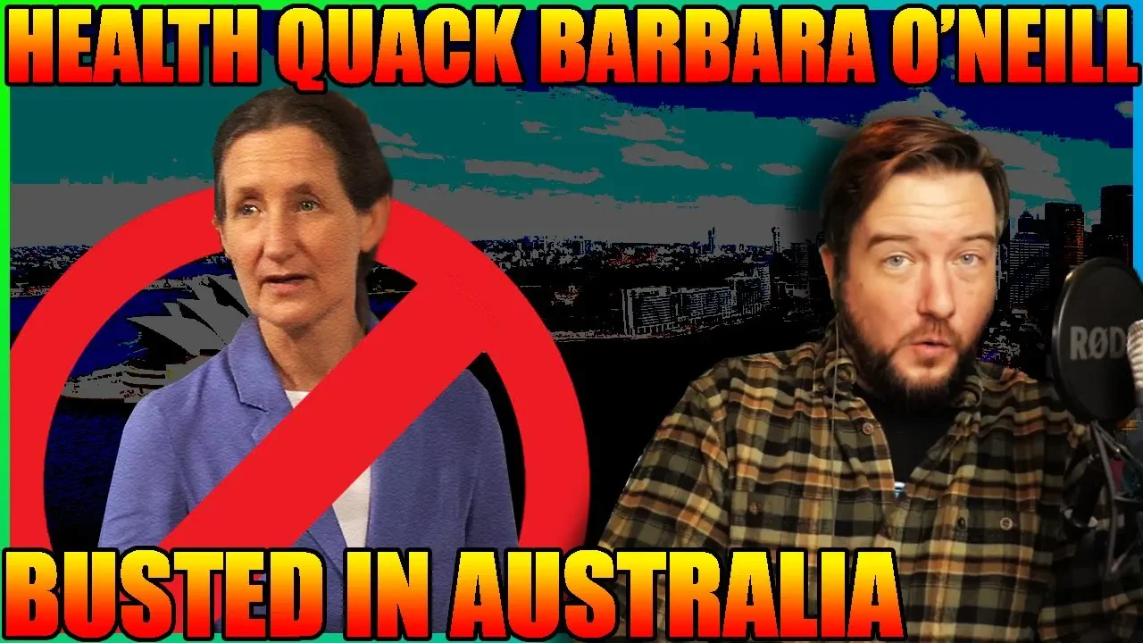 Health Quack Barbara O'Neill BUSTED in Australia