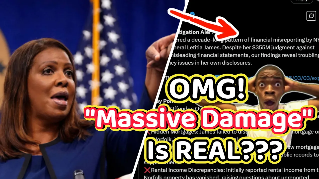 😱 OMG! MASSIVE EVIDENCE of Letitia James Financial Improprieties. Is it real? #letitiajames #newyork