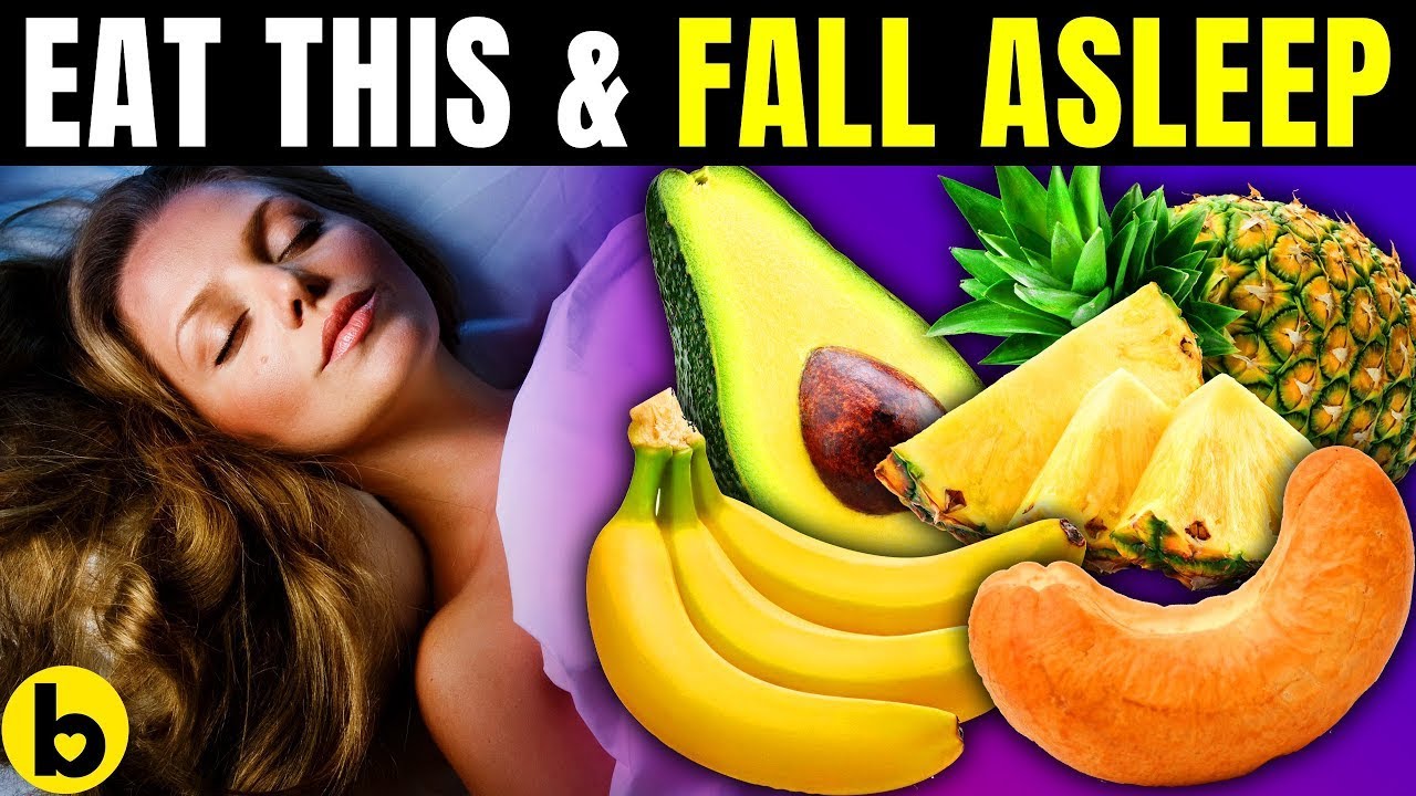 Fall Asleep FASTER By Eating These 18 Foods That Help You SLEEP