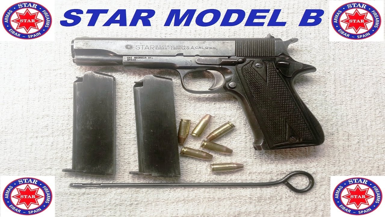 A Look At The Star Model B 9mm C&R Pistol