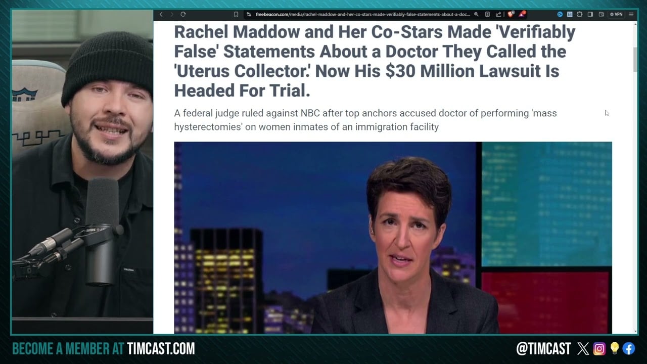 Rachel Maddow & MSNBC SUED FOR $30M Goes To Trial, They LIED About Trump Immigration AND GOT CAUGHT