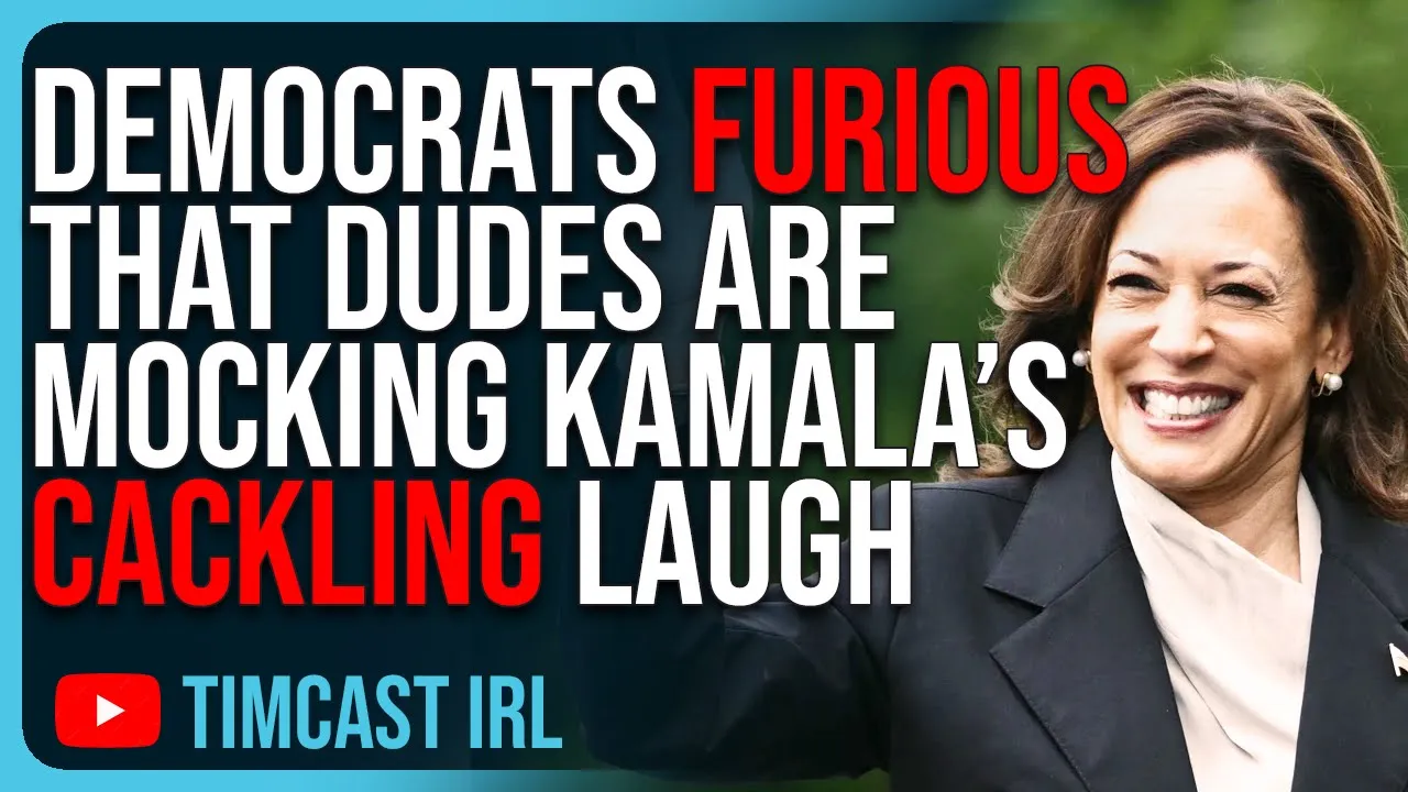 Democrats FURIOUS That Dudes Are MOCKING Kamala Harris’ CACKLING Laugh