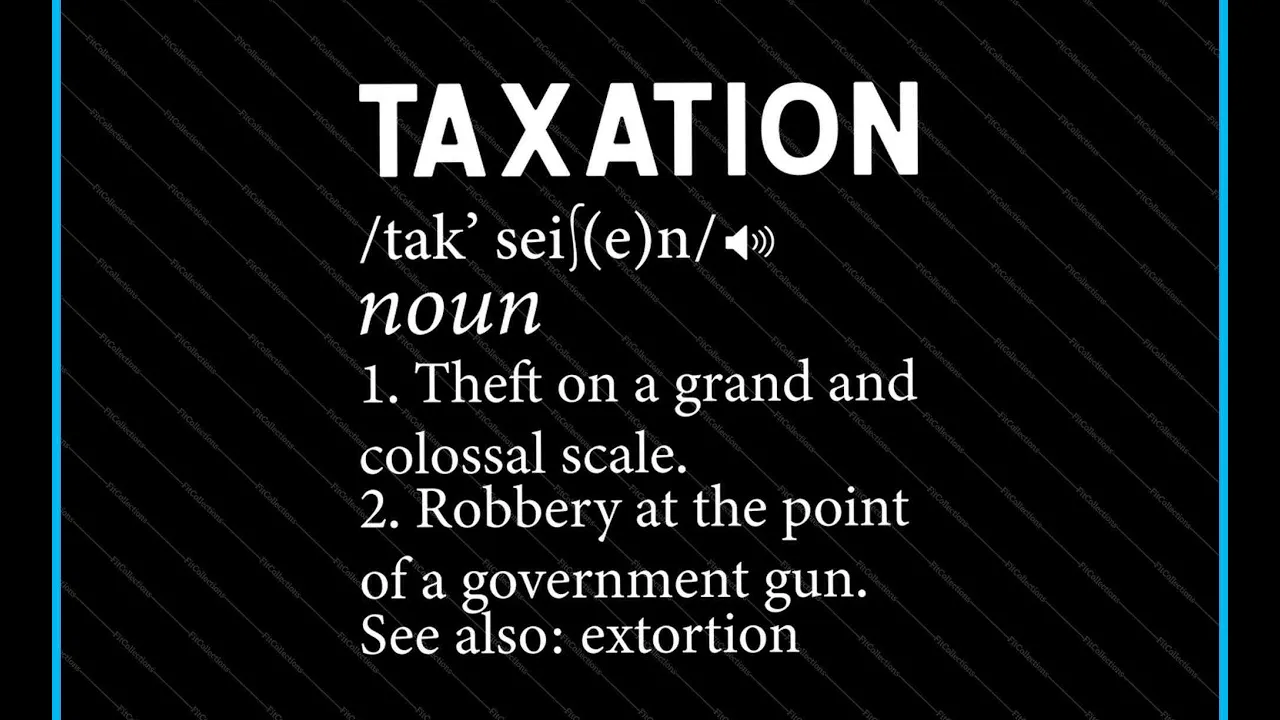 Taxes Explained From Facts Not Gov Propoganda