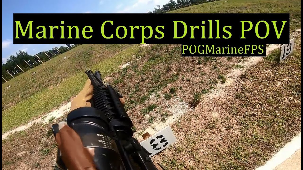 Marine Corps Rifle  m4 Table II Drills  Alpha Range StoneBay USMC Military LIVE FIRE