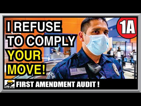 IGNORANT POLICE CHIEF GETS WRECKED ! LAREDO TEXAS AIRPORT - First Amendment Audit - Amagansett Press