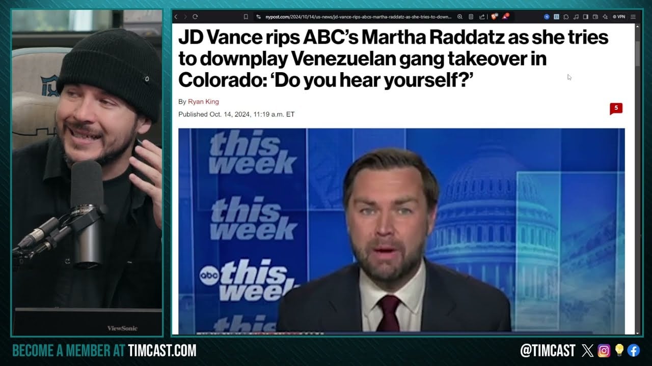 ABC DEFENDS Venezuelan Gang TAKE OVER In Aurora CO, JD Vance Says CAN YOU HEAR YOURSELF??