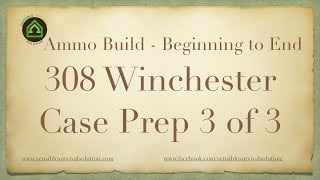 308 Winchester Ammo Build - Frankford Arsenal Case Prep Step 3 of 3 - Primer Pocket Uniformer