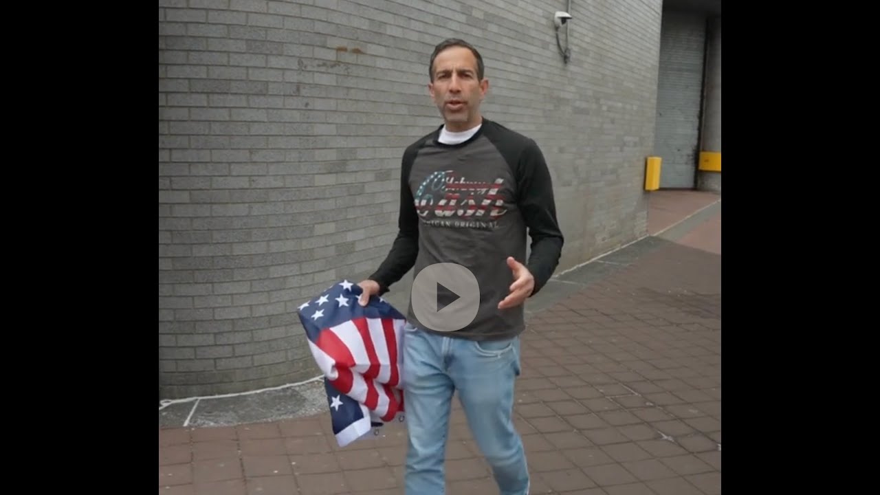 I was attacked by Palestinian Protesters at City College of NY for having an American flag
