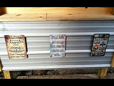 E40 Setting Up Camp At Home Part 2 - Travel Trailer Conversion