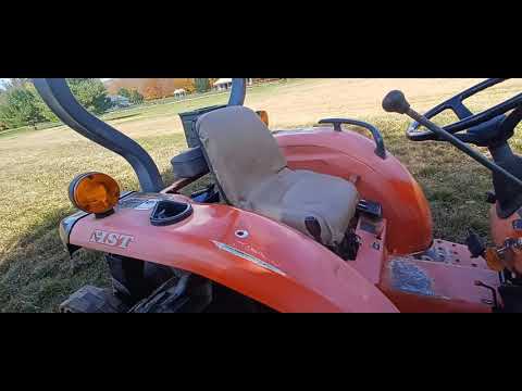 Kubota Tractor Seat replacement