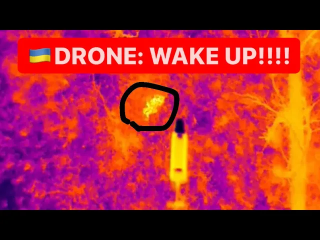 Must See! Successful Night hunting of Ukrainian drone 💪🏻🇺🇦