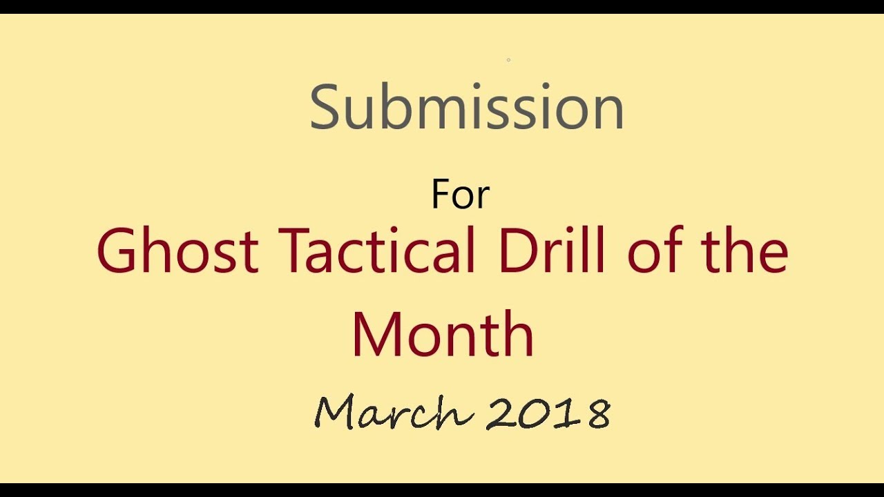 Ghost Tactical March Drill of the Month - Crazy Eight's