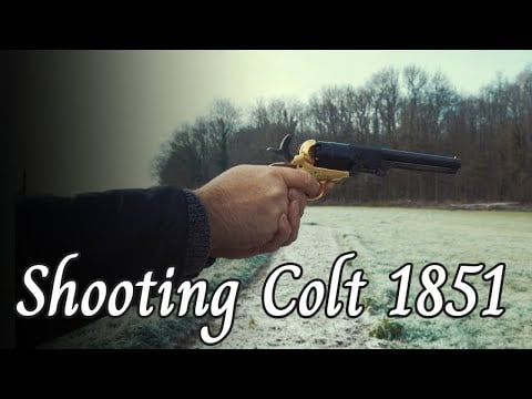 Shooting Colt 1851 - Pietta Colt Navy.
