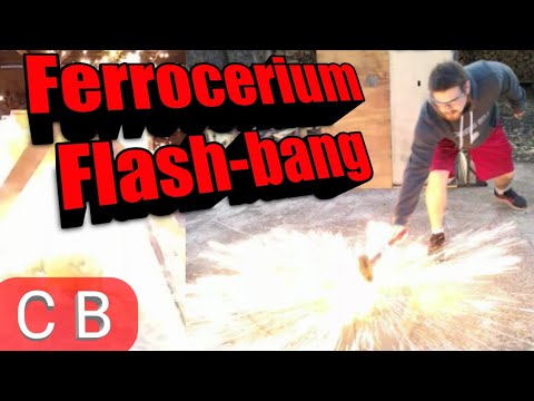 Having Fun With Ferrocerium Fire Starters and How To Make Flash-bangs
