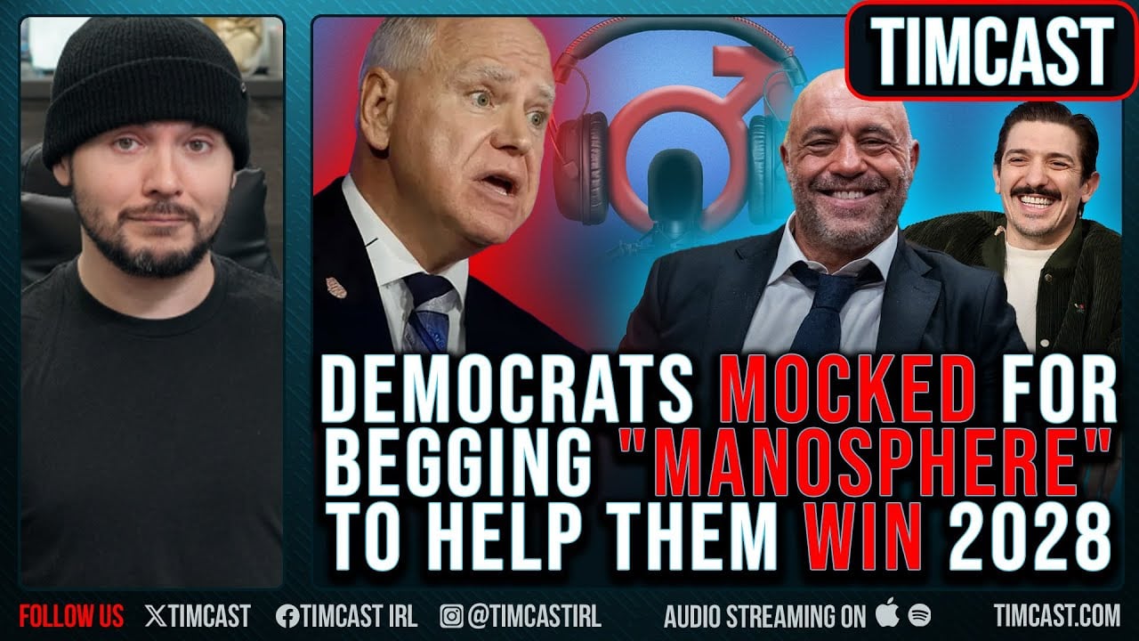 Democrats MOCKED For Begging "MANOSPHERE" To Help Them WIN 2028, Joe Rogan IS NOT Manosphere