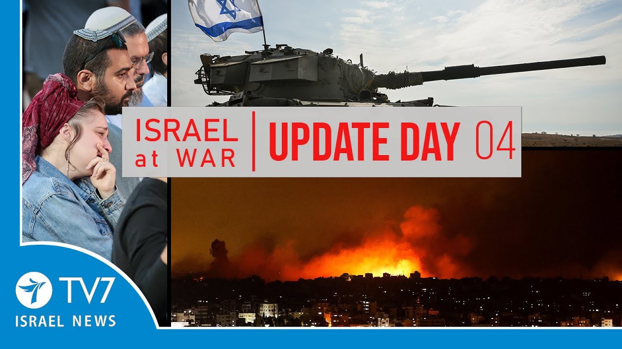 TV7 Israel News - "Sword of Iron": Israel at War - Day Four - UPDATE 10.10.23
