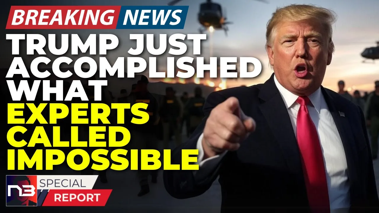 Trump Just PULLED OFF Something at the border They Said Was IMPOSSIBLE—PROOF IS UNDENIABLE!