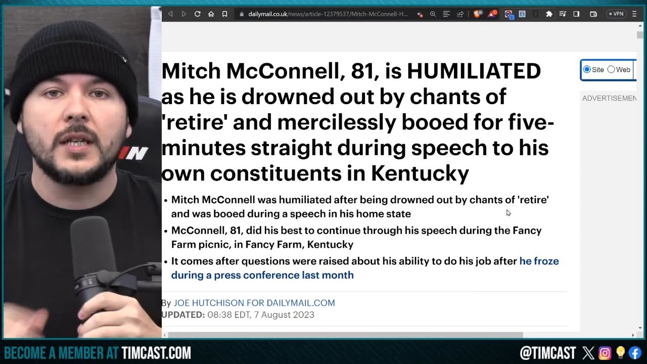 Mitch McConnell HUMILIATED By Chants Of RETIRE, Voters AGREE, GOP DEMANDS Biden Impeachment