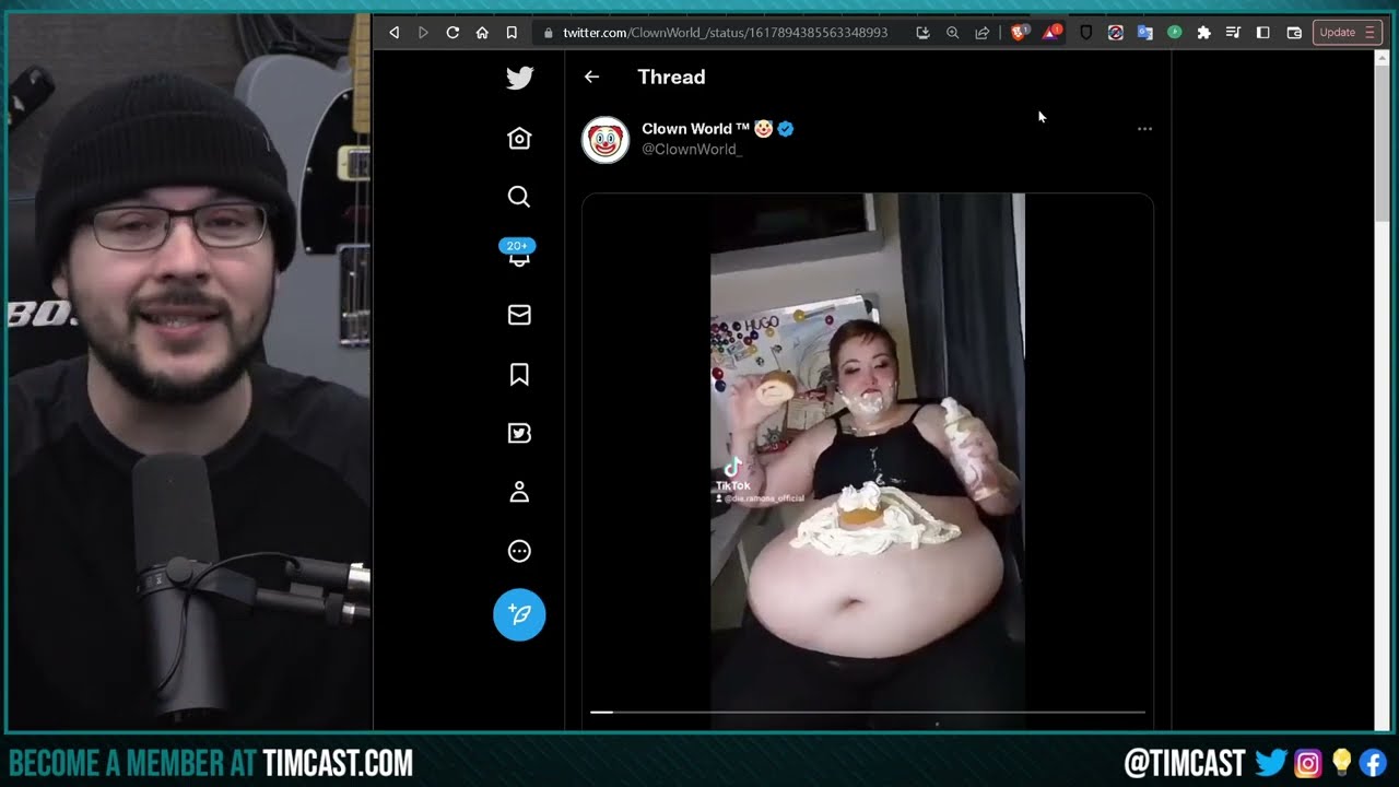 Video Of MASSIVE Women Eating Off Her Belly Like A Table Is Why We CANT Have Universal Healthcare