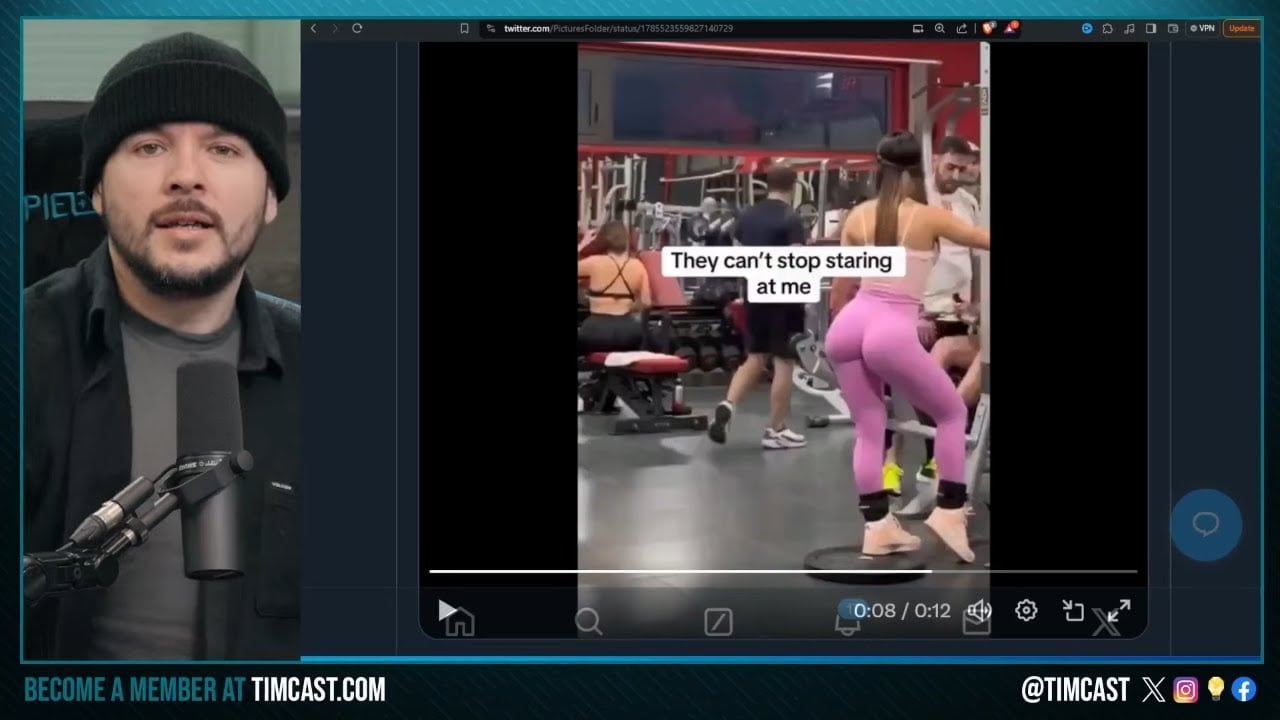 Women SHOCKED Men Looked At Her In Booty Pants At Gym, Women PREFER BEARS To Men In Woods