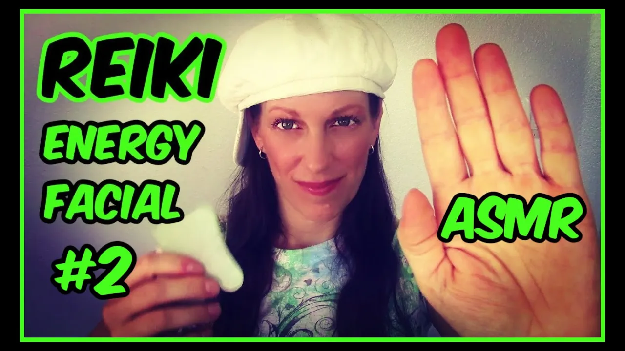 ASMR Reiki l Energy Facial l Relieve Headaches Reduce Stress + Tension