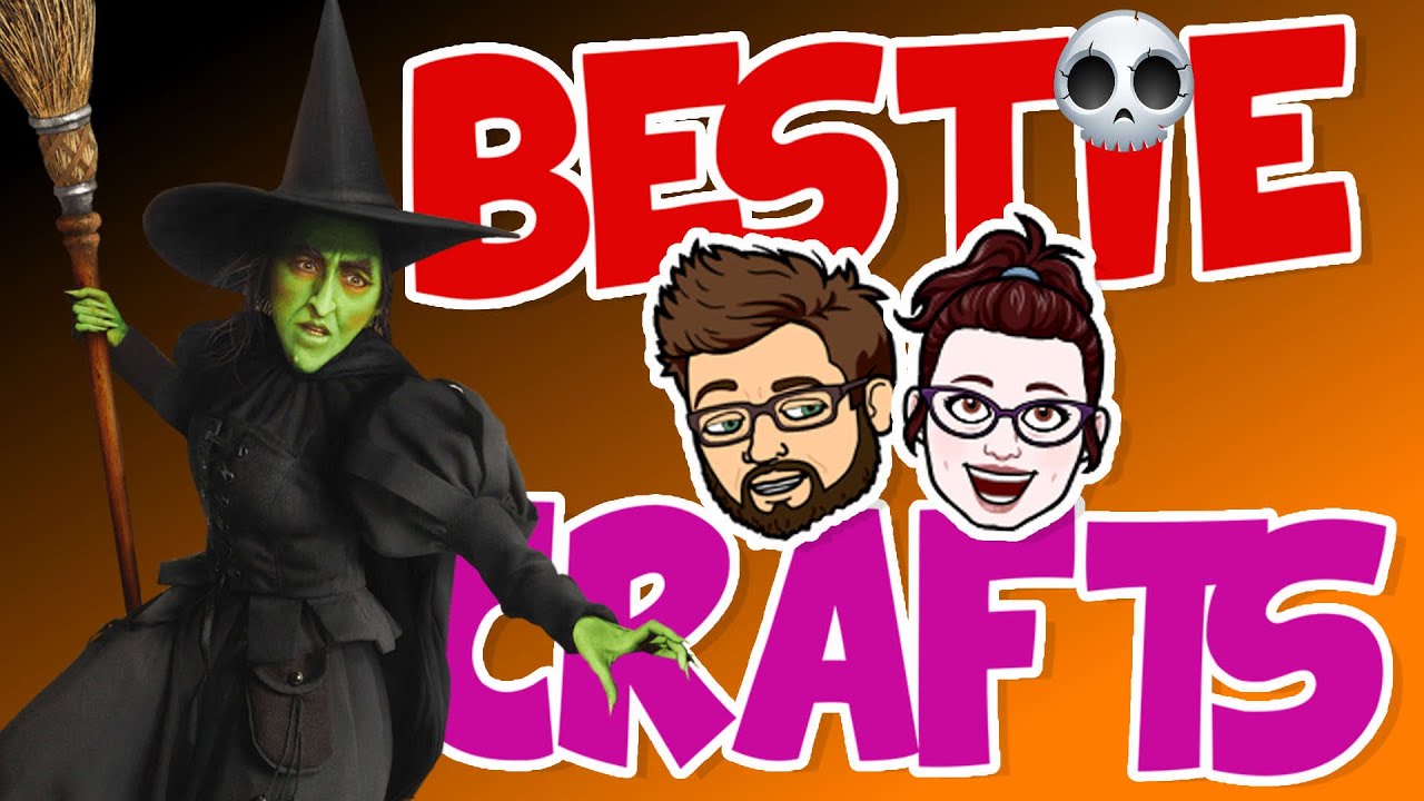Bestie Crafts - Make an enchanting Halloween decorated Magic Glass Block!