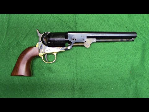 1851 Navy Black Powder Revolver BUDK Unboxing - Pietta