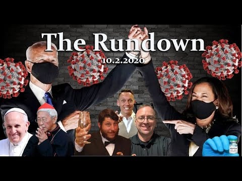 Rundown Show (2 October 2020): POTUS Debate, Amy Coney Barrett, Cardinal Zen, Vatican 20 million