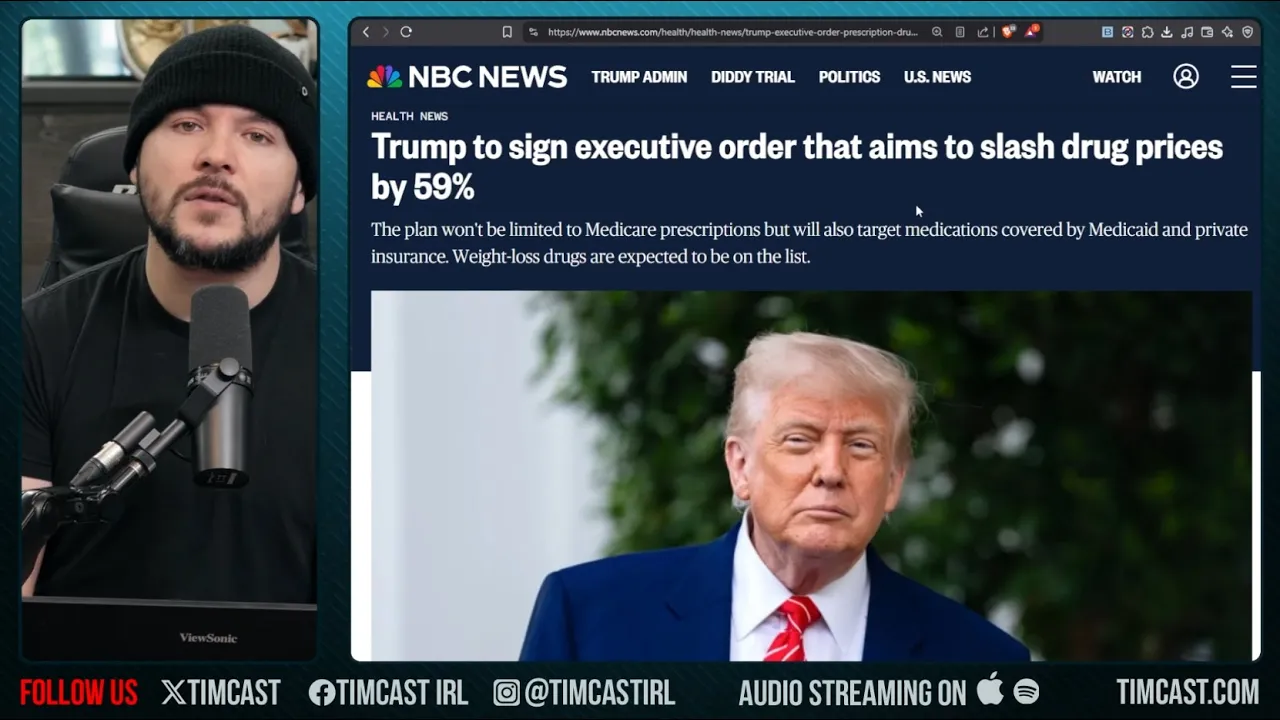Trump Signs Order SLASHING Drug Prices Up To 80%, Democrats Furious Trump Enacting Policy THEY WANT
