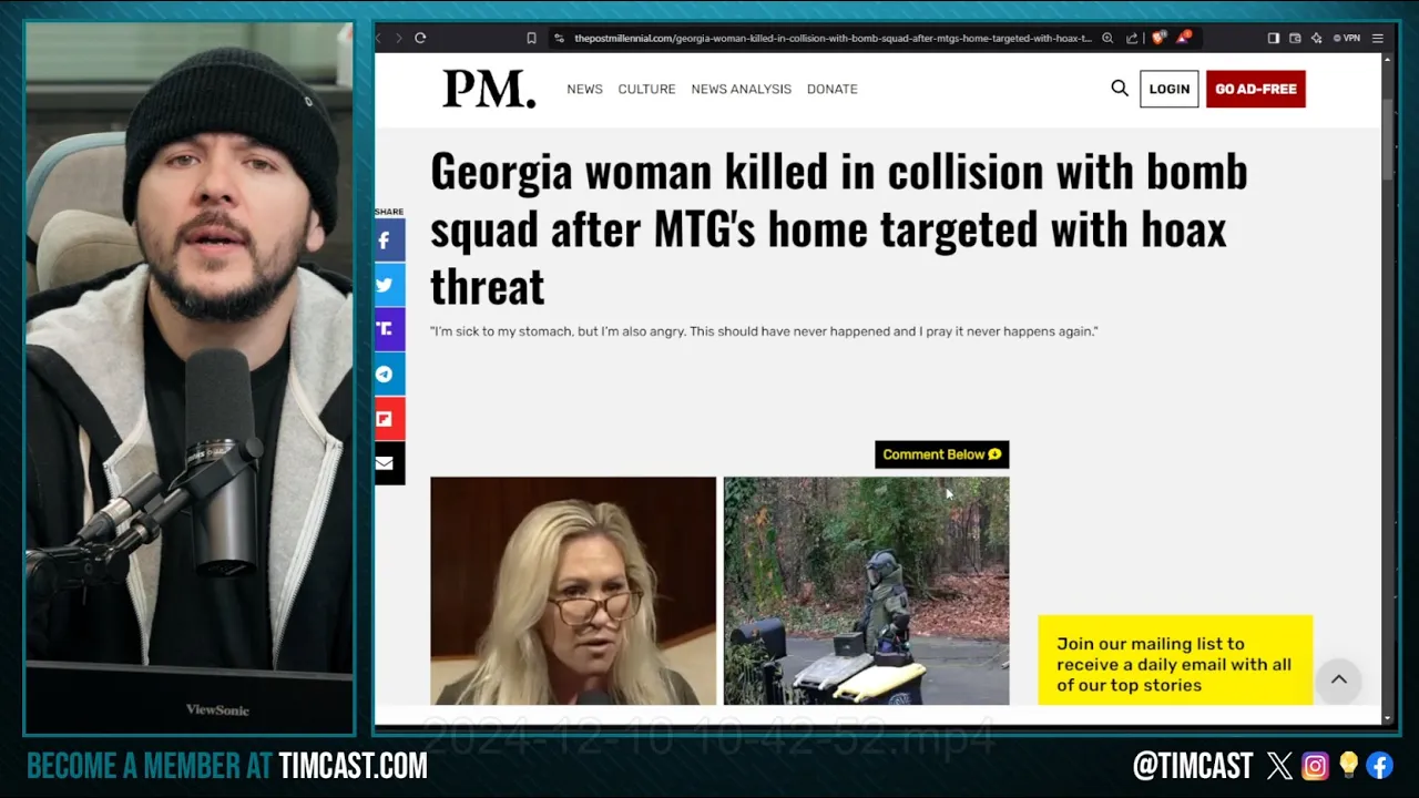 Far Left ENDS WOMANS LIFE In Attempt On Marjorie Taylor Greene's Life, SWATting GOES WRONG