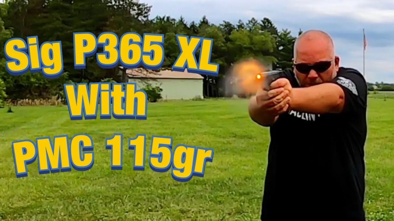 Sig Sauer P365 XL Shooting PMC Bronze 9mm 115gr