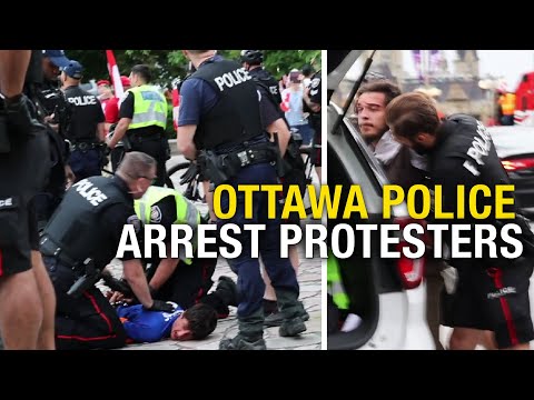 SHOCKING: Altercation occurs between individuals and police near War Memorial