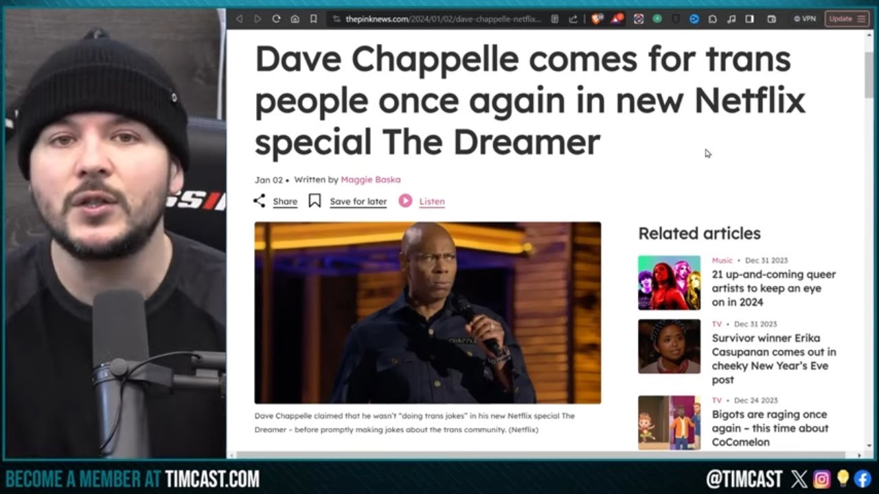 Dave Chappelle Sparks WOKE OUTRAGE With New Show Mocking TRANS AGENDA, We're WINNING The Culture War