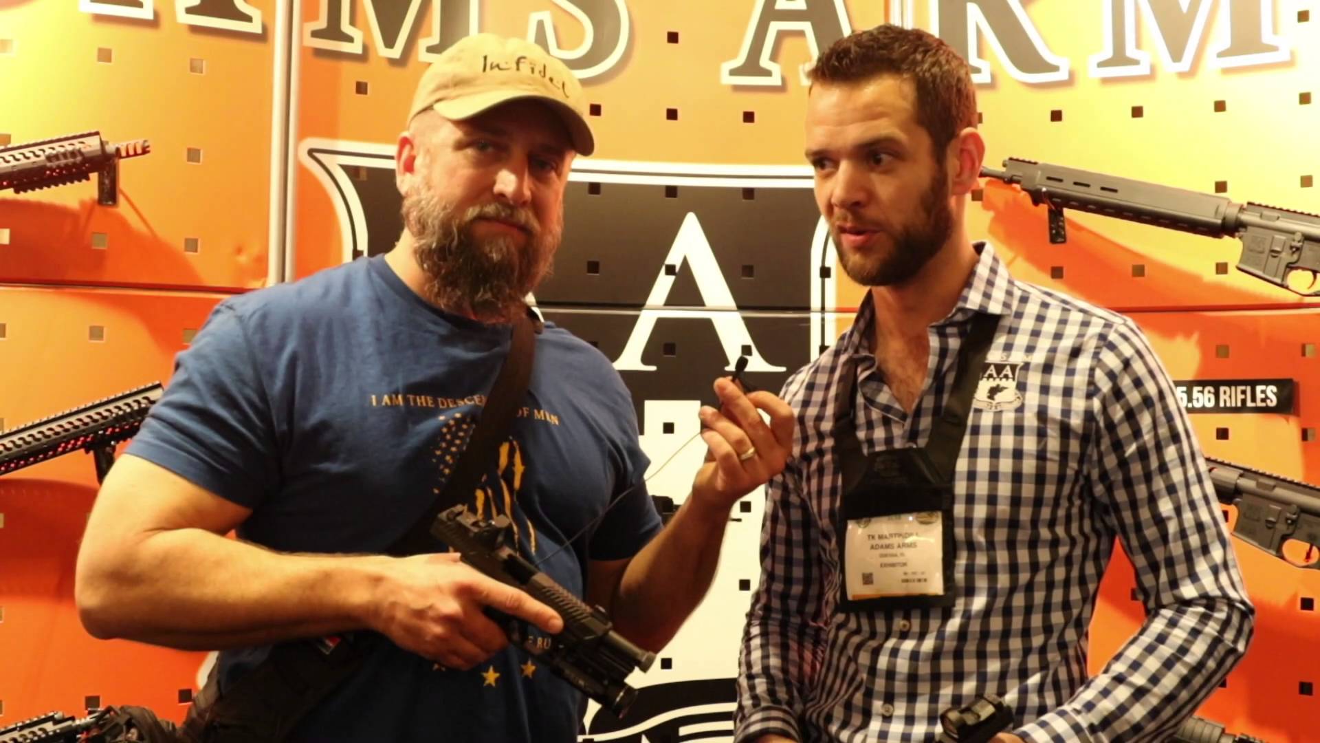 Shot Show 2016 TJ with Adams Arms