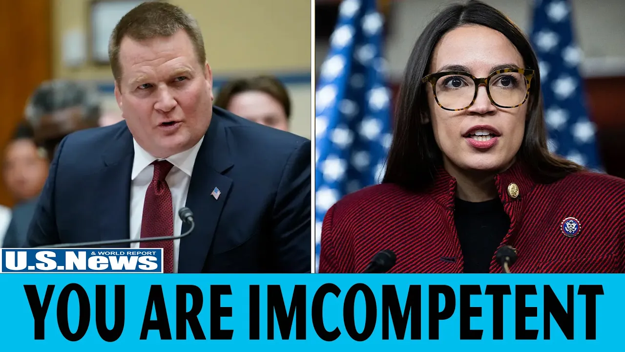Watch AOC FLED IN FEAR After Tony Bobulinski's Question At Hunter's Hearing