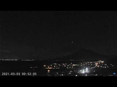 March 3, 2021, ~ Fireball ~ Sakurajima Volcano, Japan ~ 00:52:05 JST