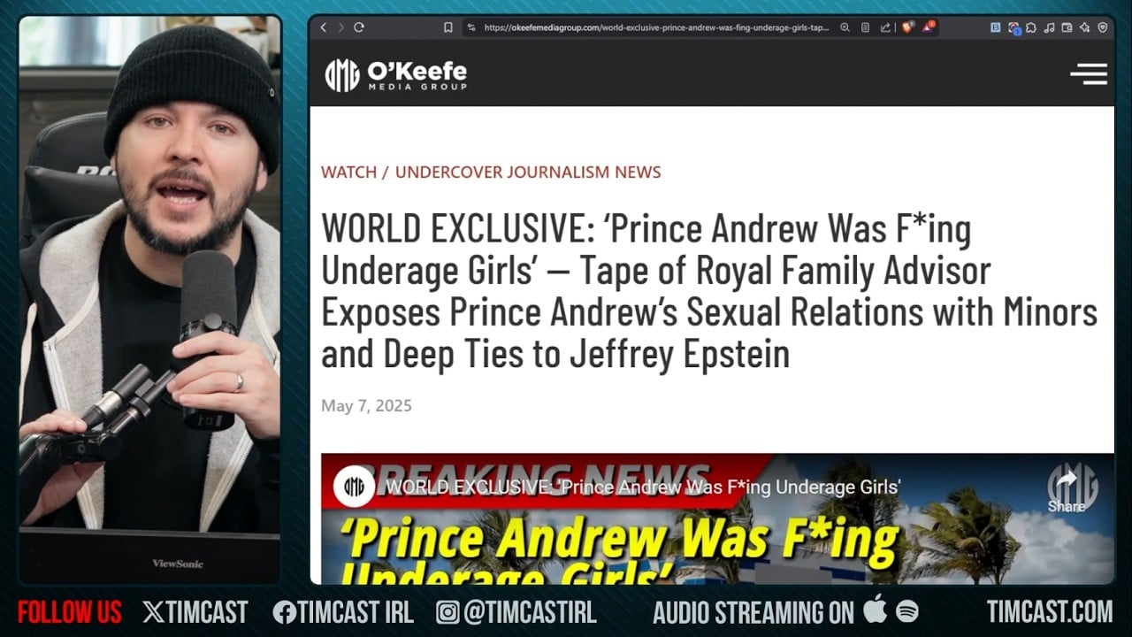 Epstein Accomplice EXPOSED, O'Keefe DROPS PROOF,  Bondi Says 10,000 Videos Of Epstein Under Review