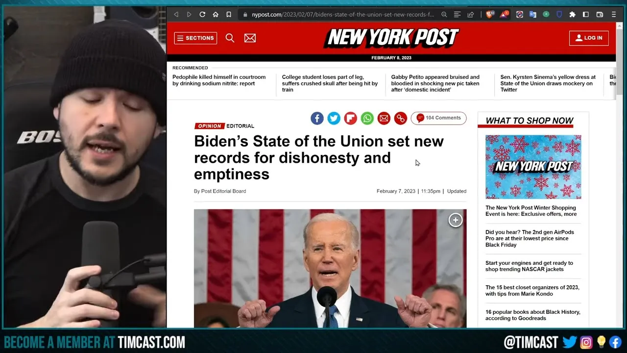 Biden State of The Union Was MOSTLY LIES, Heckling ERUPTS As GOP CALLS OUT Lies In Realtime