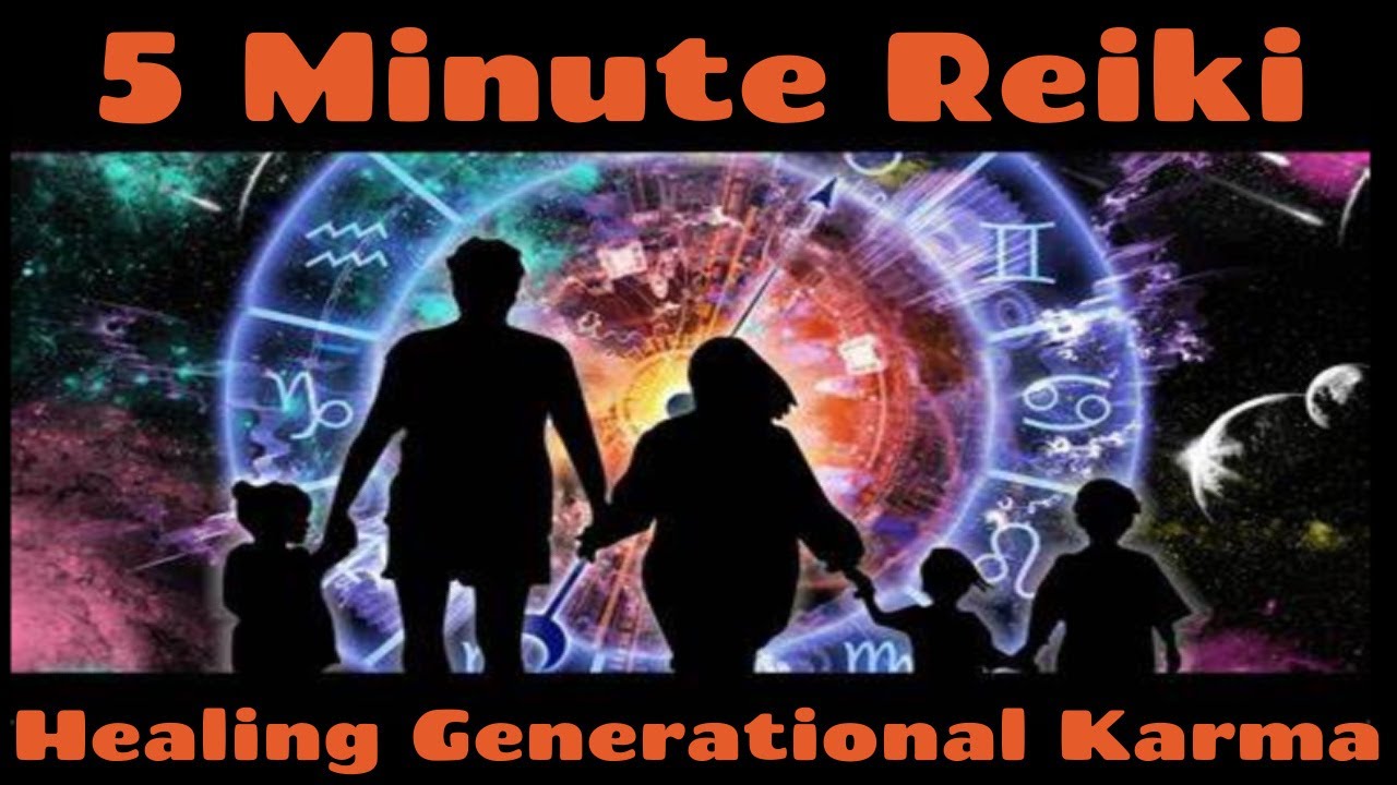 Reiki  Healing & Releasing Generational Karma  - 5 Minute Session  - Healing Hands Series ✋✨🤚