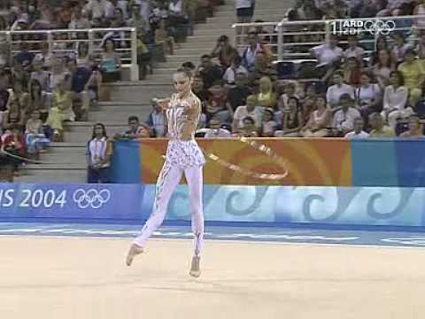 Anna Bessonova Hoop Qualification 2004 Athens Olympics