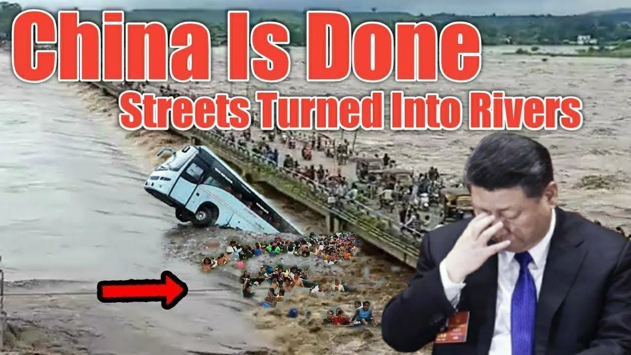 Streets Turned into Canals in China | China Flood | Three gorges dam | 3 gorges dam