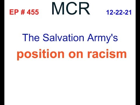 The Salvation Army's position on racism.