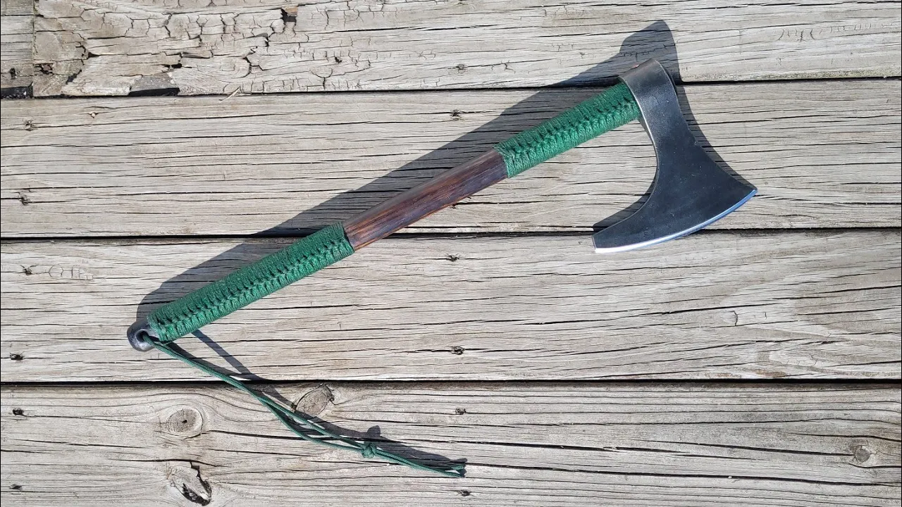 Customizing A Cold Steel Viking Hand Axe For Daniel Lopez