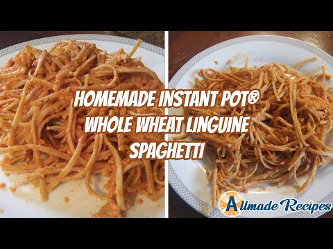 How to Make Homemade Instant Pot® Whole Wheat Linguine Spaghetti | Allmaderecipes.com