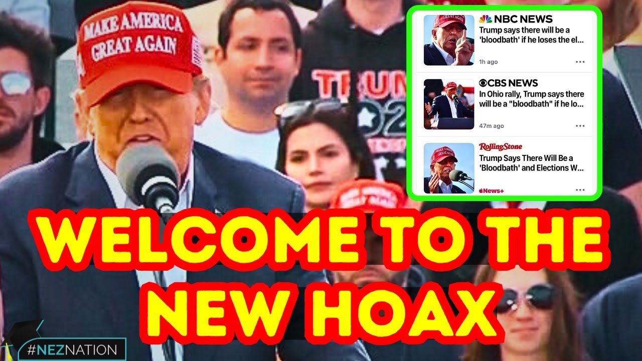 🚨Main Stream Media Invents NEW HOAX to Get Trump! MASSIVE Disinformation Campaign "Bloodbath"